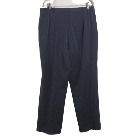 Sag Harbor Dress Pants Women’s 16 Black Straight Stretch Waistband Office Career - Picture 4 of 5